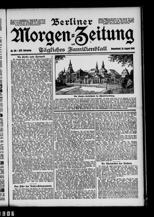 Berliner Morgen-Zeitung on Aug 16, 1902