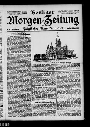 Berliner Morgen-Zeitung vom 24.08.1902