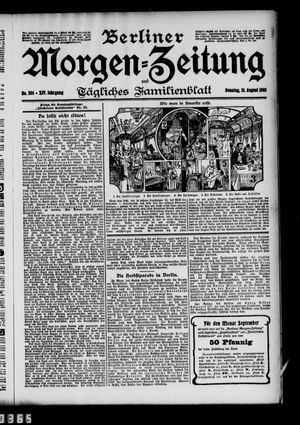 Berliner Morgen-Zeitung vom 31.08.1902