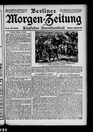 Berliner Morgen-Zeitung vom 09.09.1902