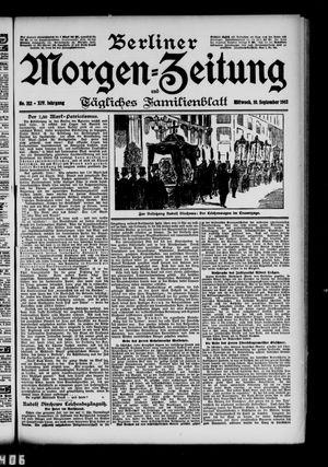 Berliner Morgen-Zeitung vom 10.09.1902