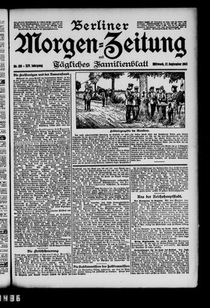 Berliner Morgen-Zeitung vom 17.09.1902