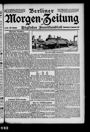 Berliner Morgen-Zeitung vom 18.09.1902
