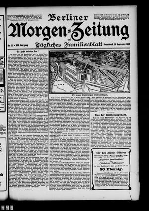 Berliner Morgen-Zeitung vom 20.09.1902