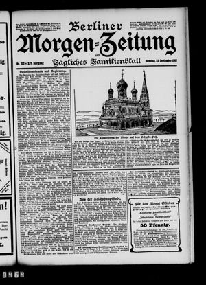 Berliner Morgen-Zeitung vom 23.09.1902