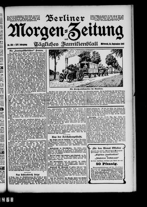 Berliner Morgen-Zeitung vom 24.09.1902