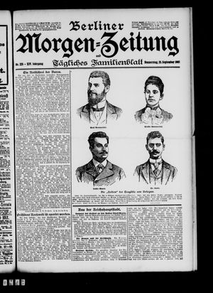 Berliner Morgen-Zeitung vom 25.09.1902
