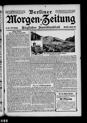 Berliner Morgen-Zeitung vom 01.10.1902