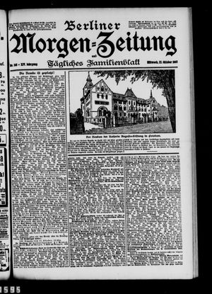 Berliner Morgen-Zeitung vom 22.10.1902
