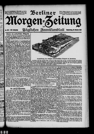 Berliner Morgen-Zeitung vom 30.10.1902