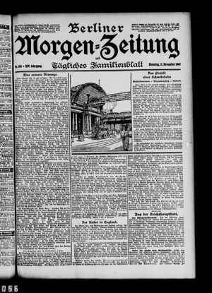 Berliner Morgen-Zeitung vom 11.11.1902