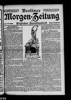 Berliner Morgen-Zeitung vom 16.11.1902