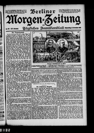 Berliner Morgen-Zeitung vom 27.11.1902