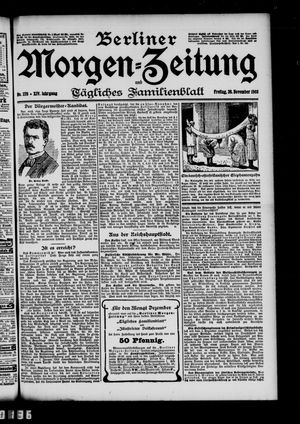 Berliner Morgen-Zeitung vom 28.11.1902