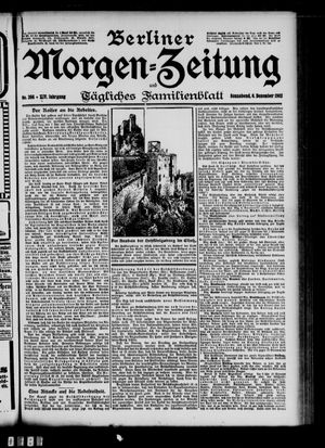Berliner Morgen-Zeitung vom 06.12.1902
