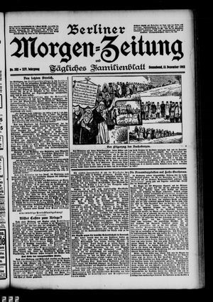 Berliner Morgen-Zeitung vom 13.12.1902
