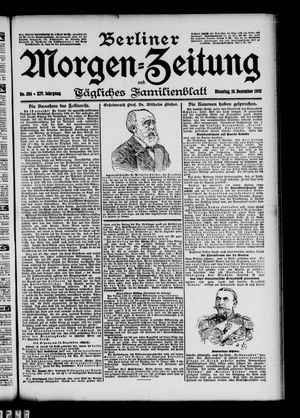 Berliner Morgen-Zeitung vom 16.12.1902