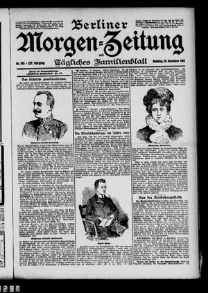 Berliner Morgen-Zeitung vom 28.12.1902