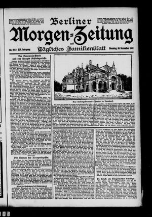 Berliner Morgen-Zeitung vom 30.12.1902