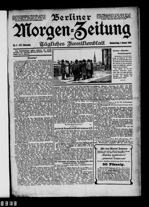 Berliner Morgenzeitung vom 01.01.1903