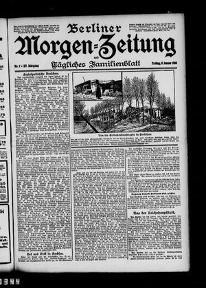 Berliner Morgenzeitung vom 09.01.1903