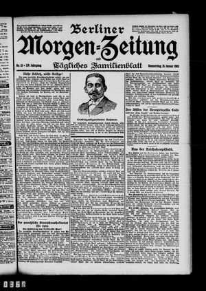 Berliner Morgen-Zeitung vom 15.01.1903