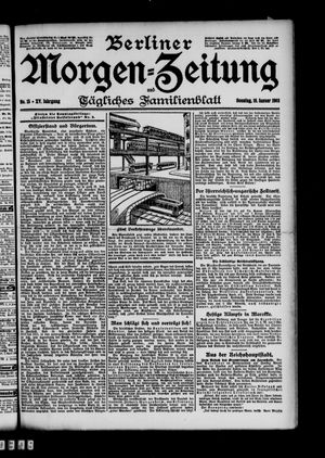 Berliner Morgen-Zeitung vom 18.01.1903