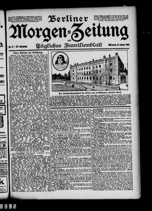 Berliner Morgen-Zeitung vom 21.01.1903