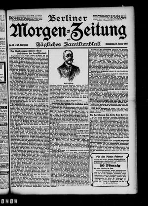 Berliner Morgen-Zeitung on Jan 24, 1903