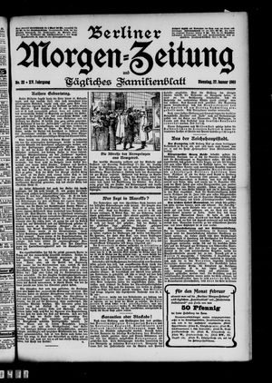 Berliner Morgen-Zeitung vom 27.01.1903