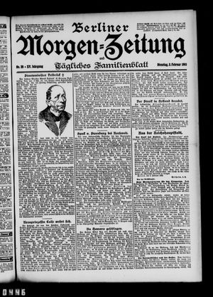 Berliner Morgen-Zeitung vom 03.02.1903