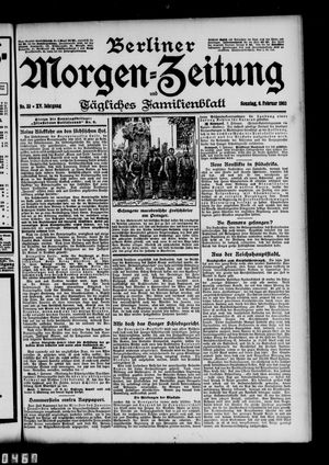 Berliner Morgen-Zeitung vom 08.02.1903