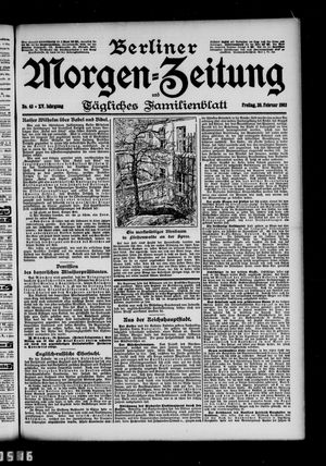 Berliner Morgen-Zeitung vom 20.02.1903