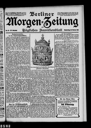 Berliner Morgen-Zeitung vom 26.02.1903