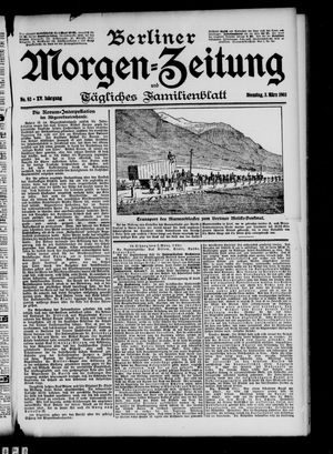 Berliner Morgenzeitung vom 03.03.1903