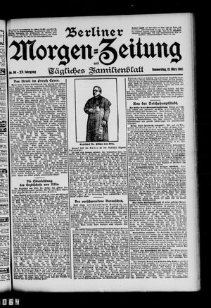 Berliner Morgen-Zeitung vom 12.03.1903