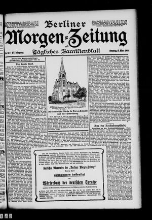 Berliner Morgen-Zeitung vom 15.03.1903