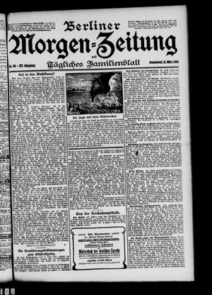 Berliner Morgen-Zeitung vom 21.03.1903
