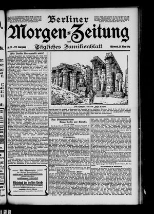 Berliner Morgen-Zeitung vom 25.03.1903