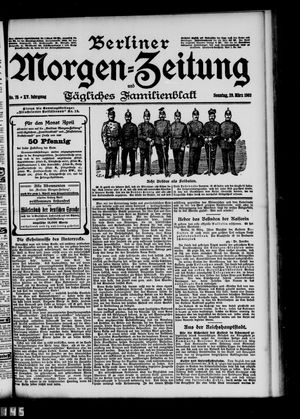 Berliner Morgen-Zeitung on Mar 29, 1903