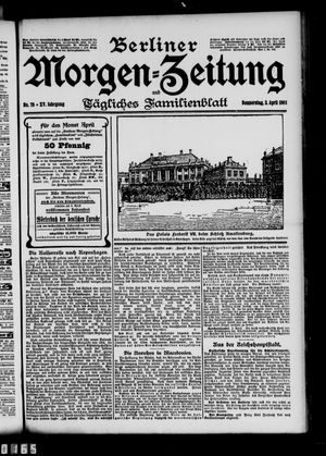 Berliner Morgen-Zeitung vom 02.04.1903
