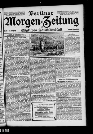 Berliner Morgen-Zeitung vom 05.04.1903