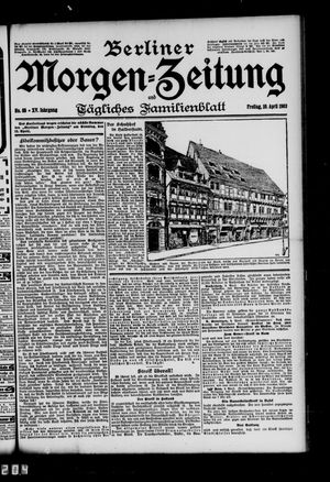 Berliner Morgen-Zeitung vom 10.04.1903