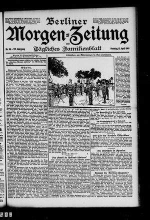 Berliner Morgenzeitung vom 12.04.1903