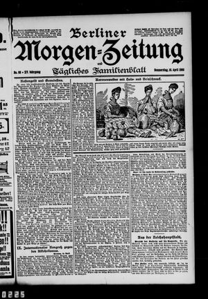 Berliner Morgen-Zeitung vom 16.04.1903
