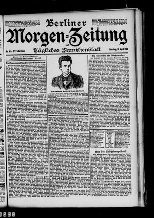 Berliner Morgen-Zeitung vom 19.04.1903