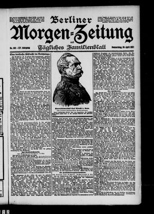 Berliner Morgen-Zeitung vom 30.04.1903