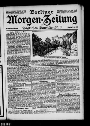 Berliner Morgen-Zeitung vom 05.05.1903