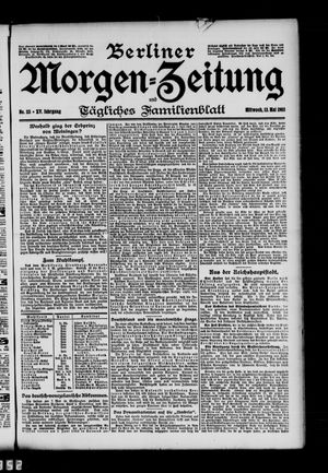 Berliner Morgen-Zeitung vom 13.05.1903