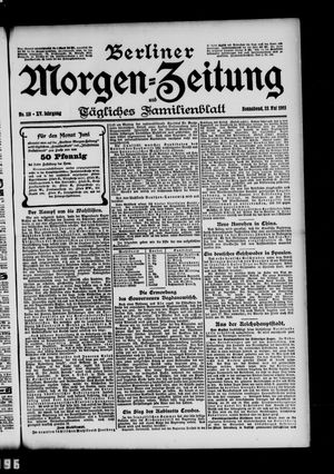 Berliner Morgenzeitung vom 23.05.1903